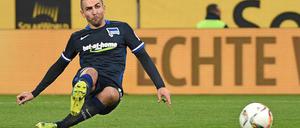 Herthas Stürmer Vedad Ibisevic traf in Köln zum Sieg.