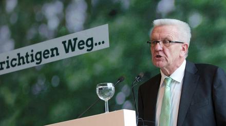 Baden-Württembergs Ministerpräsident Winfried Kretschamen.