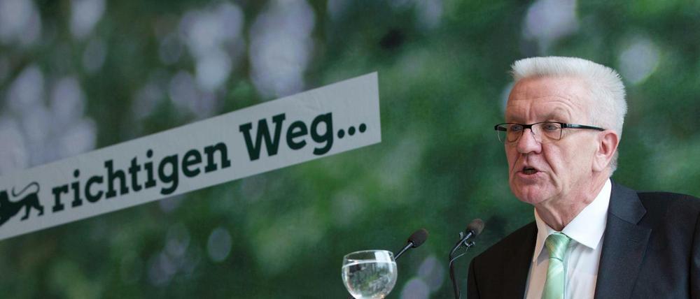 Baden-Württembergs Ministerpräsident Winfried Kretschamen.