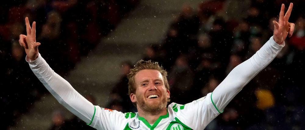 Ein Mann, drei Tore. André Schürrle entschied das Niedersachsen-Duell quasi im Alleingang.