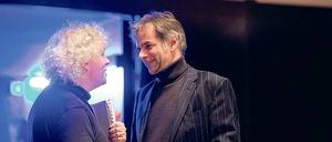 Der Maestro und sein Manager. Rattle mit Martin Hoffmann. 