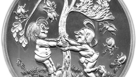 Im Gedenken an Wilhelm Busch: Die Siegermedaille.