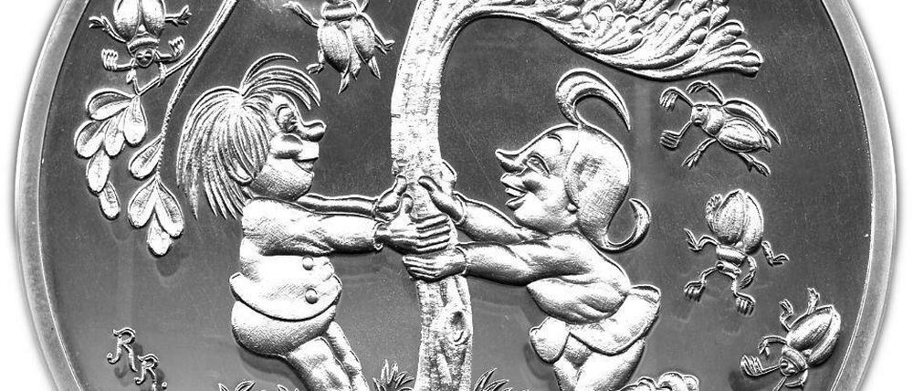 Im Gedenken an Wilhelm Busch: Die Siegermedaille.