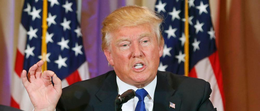 Donald Trump, Präsidentschaftsbewerber.