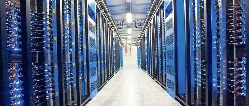 In dieser Serverfarm in Schweden lagert Facebook Daten.