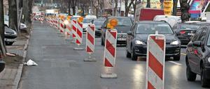 Auf dem Brunsbütteler Damm stauen sich wieder die Fahrzeuge.