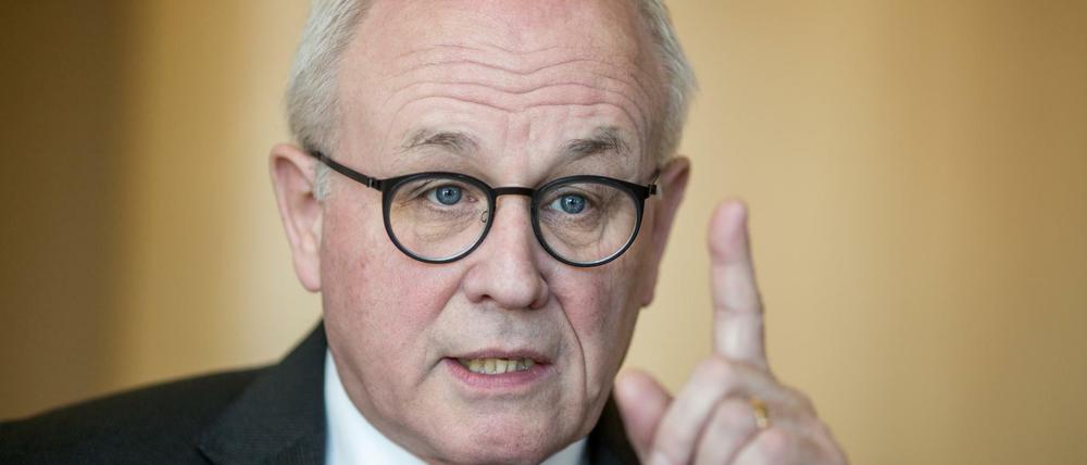 Volker Kauder (CDU), Vorsitzender der Unionsfraktion im Bundestag.