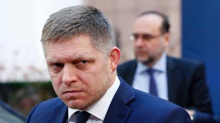 Kompromisslos: Der slowakische Premierminister Robert Fico.