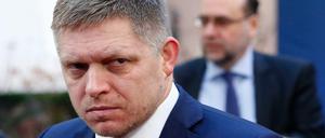 Kompromisslos: Der slowakische Premierminister Robert Fico.