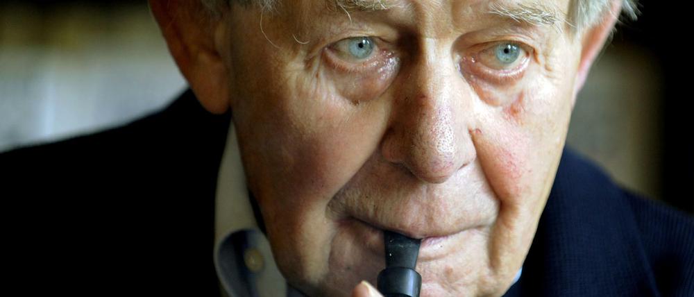 Siegfried Lenz 2009 in Hamburg. Sein autobiografischer Kriegsroman "Der Überläufer" erscheint erst jetzt, fast 70 Jahre, nachdem er geschrieben wurde.