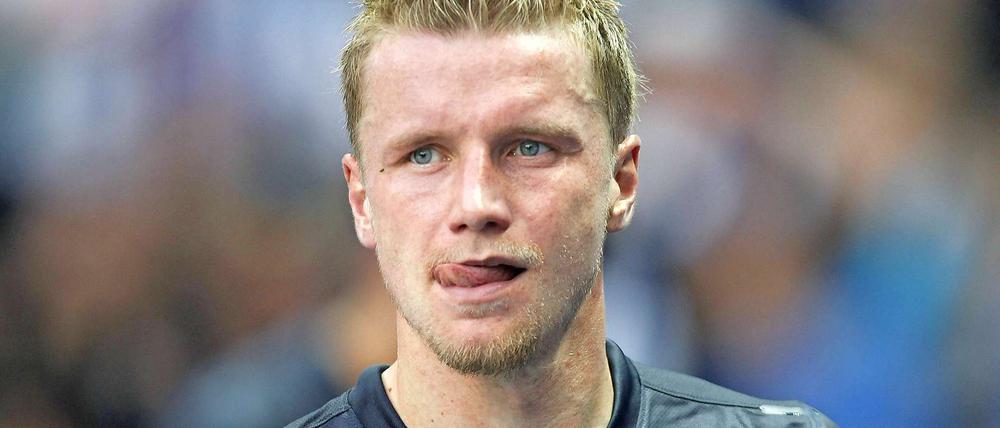 Maik Franz, 34, bestritt 50 Spiele für Eintracht Frankfurt und wechselte anschließend zu Hertha BSC (16 Spiele). Heute treffen die beiden Klubs aufeinander.