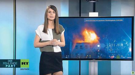 Seit anderthalb Jahren auf Sendung. Bei RT Deutsch bringt Moderatorin Jasmin Kosubek in „Der fehlende Part“ die russische Sicht auf das Weltgeschehen.
