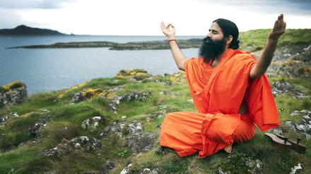 Baba Ramdev strebt eigentlich nach geistiger Ausgeglichenheit. Aber auch an ganz weltlichen Freuden ist er interessiert.