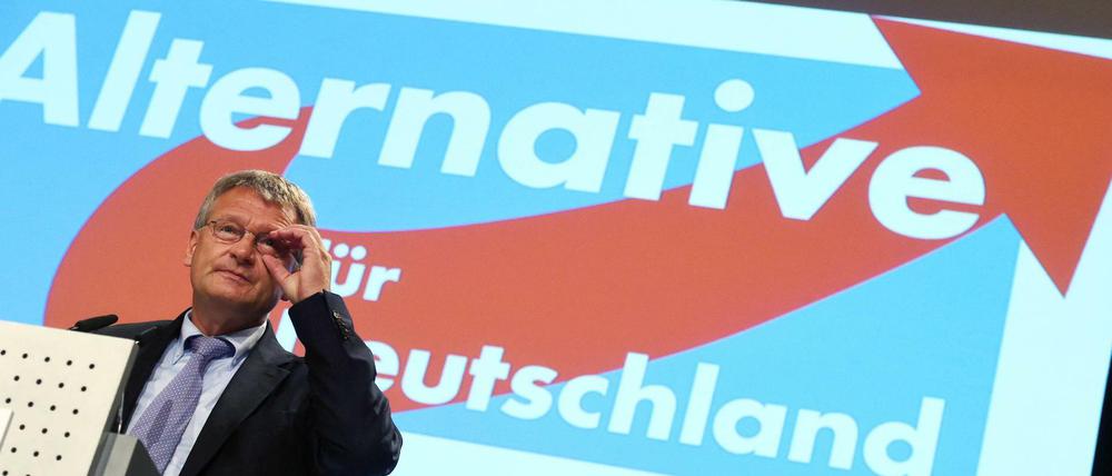 Der Bundesparteivorsitzende und baden-württembergische Spitzenkandidat Jörg Meuthen verteidigt die Idee der "Wahlbeobachtung" durch Parteimitglieder.