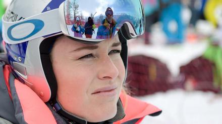 Lindsey Vonn hatte sich die Verletzung beim Super-G von Soldeu in Andorra zugezogen. 