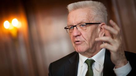 Winfried Kretschmann (Bündnis 90/Die Grünen), Ministerpräsident von Baden-Württemberg. 