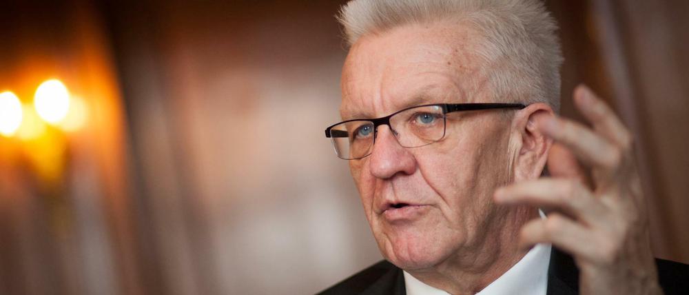Winfried Kretschmann (Bündnis 90/Die Grünen), Ministerpräsident von Baden-Württemberg. 