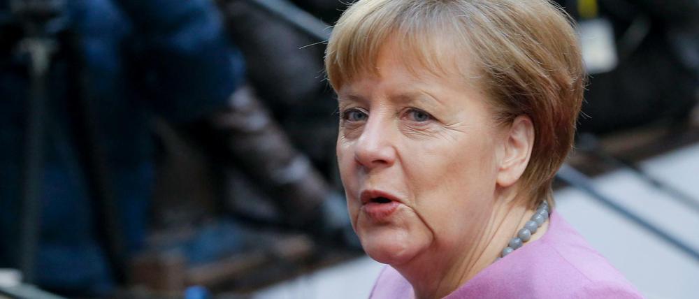 Bundeskanzlerin Angela Merkel (CDU) beim letzten EU-Gipfel im Februar in Brüssel.