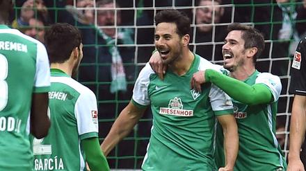 Werders Claudio Pizarro trifft verlässlich in der Rückrunde.