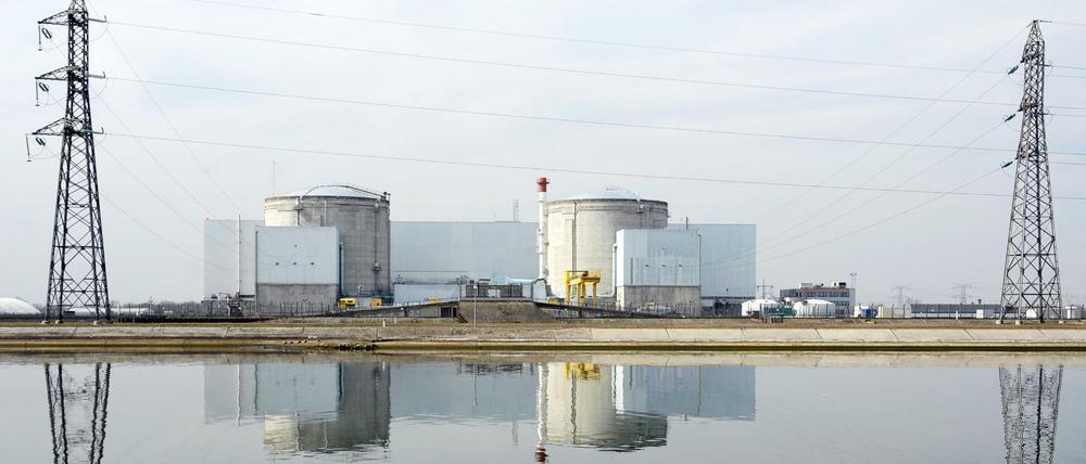 Das Atomkraftwerk Fessenheim, Frankreich, aufgenommen am 15.03.2011.