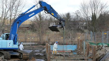 An die Bagger, fertig, los! Wie hier am Hafen wird in ganz Teltow gerade gebaut - und das ist auch dringend nötig.