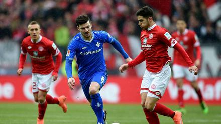Keine Tore gab es beim Spiel zwischen Mainz und Darmstadt.