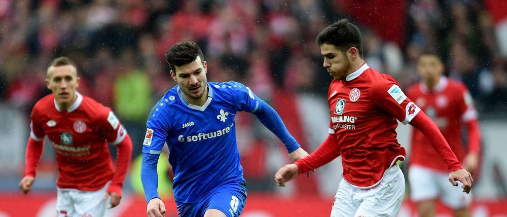 Keine Tore gab es beim Spiel zwischen Mainz und Darmstadt.