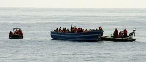 Vor der Küste von Libyen wurde erneut Menschen aus Seenot gerettet.
