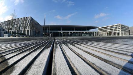 Das Hauptterminal am Hauptstadtflughafen BER