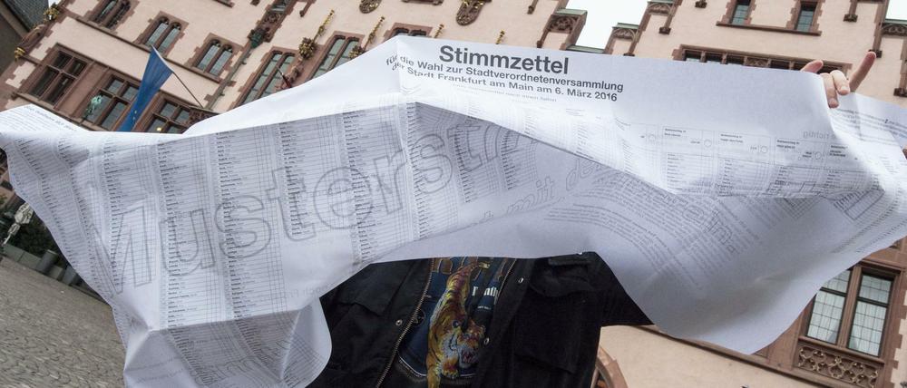 Die Kommunalwahl in Hessen stiftet Verwirrung.