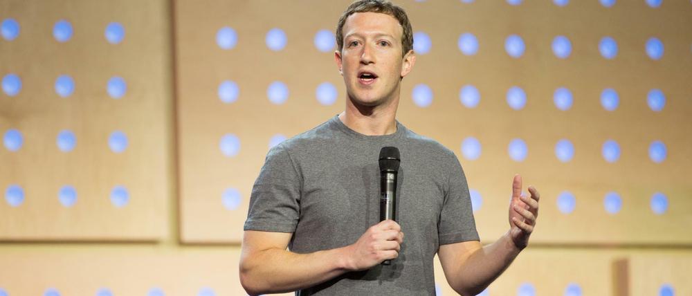Facebook-Chef Mark Zuckerberg gibt sich ganz locker, ist es aber nicht immer.