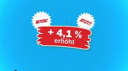 Die Inflation steigt rasant. Im September auf das höchste Niveau seit 1992.