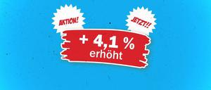 Die Inflation steigt rasant. Im September auf das höchste Niveau seit 1992.