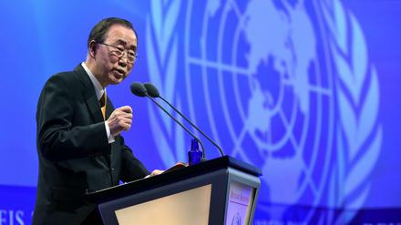 UN-Generalsekretär Ban Ki Moon.