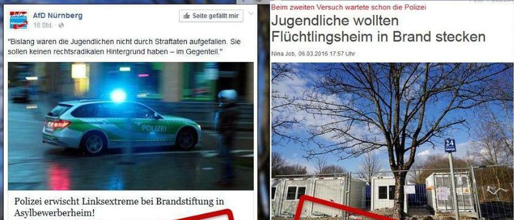 Die in München erscheinende "Abendzeitung" berichtet auf ihrer Webseite über die dreiste Fälschung einer Überschrift durch die AfD.