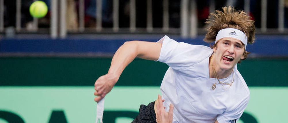 Tolles Debüt im Davis-Cup für Alexander Zverev. Aber am Ende reicht es nicht zur Überraschung gegen Tomas Berdych.