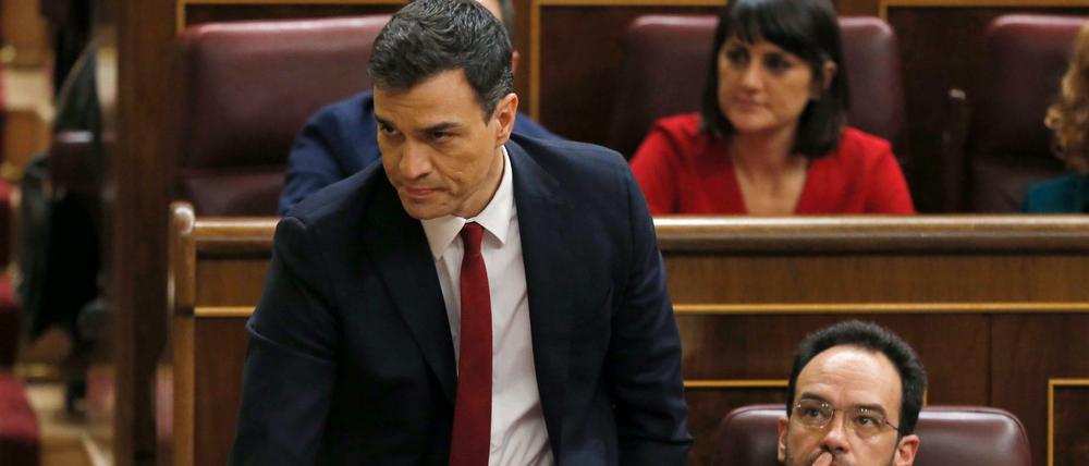 Der Chef der spanischen Sozialisten Pedro Sanchez schaffte es auch im zweiten Anlauf nicht, zum Ministerpräsidenten gewählt zu werden.