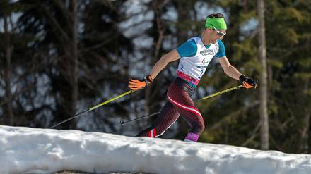 Er läuft gut. Kurz bei den Paralympischen Winterspielen von Sotschi.