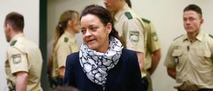 Beate Zschäpe, Angeklagte im NSU-Prozess.