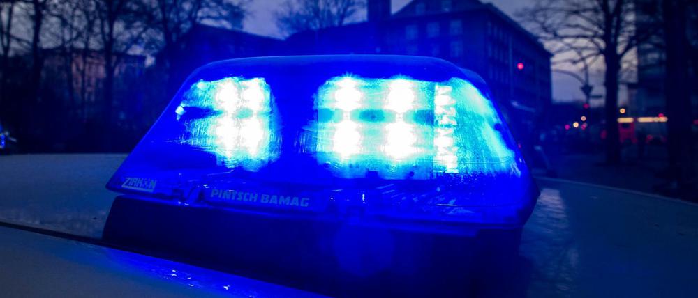 Polizei im Einsatz.