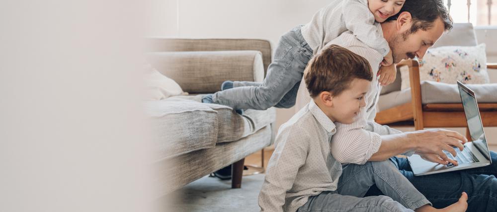Mit Kindern ist Homeoffice nicht immer leicht.