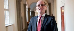 Der Präsident des Oberverwaltungsgerichtes Berlin-Brandenburg, Joachim Buchheister, am Dienstag in seinem Gericht