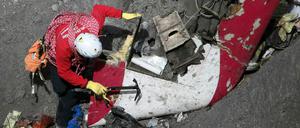 Die Bergung der Germanwings-Maschine, die am 24. März 2015 in der Nähe von Seyne-les-Alpes in den französischen Alpen zerschellte, dauerte Wochen. 