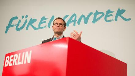 Berlins Regierender Bürgermeister Michael Müller (SPD).