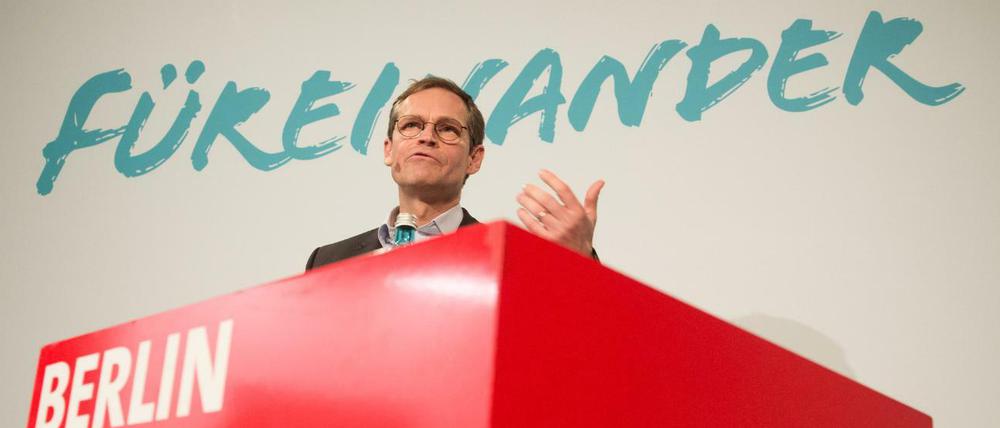 Berlins Regierender Bürgermeister Michael Müller (SPD).