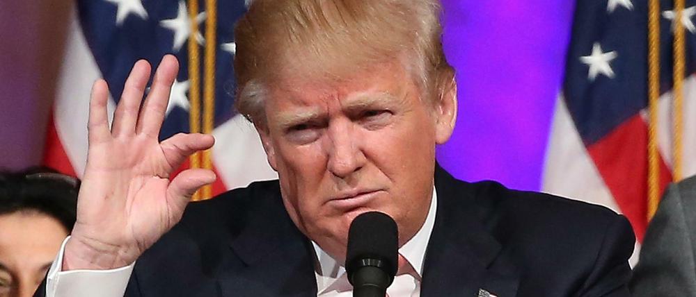 Donald Trump, Präsidentschaftsbewerber, nach dem Mini-Super-Tuesday.