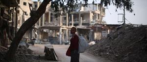 Die zerstörte Hauptstadt Damaskus.