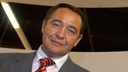 Der damalige russische Informationsminister Michail Lessin.