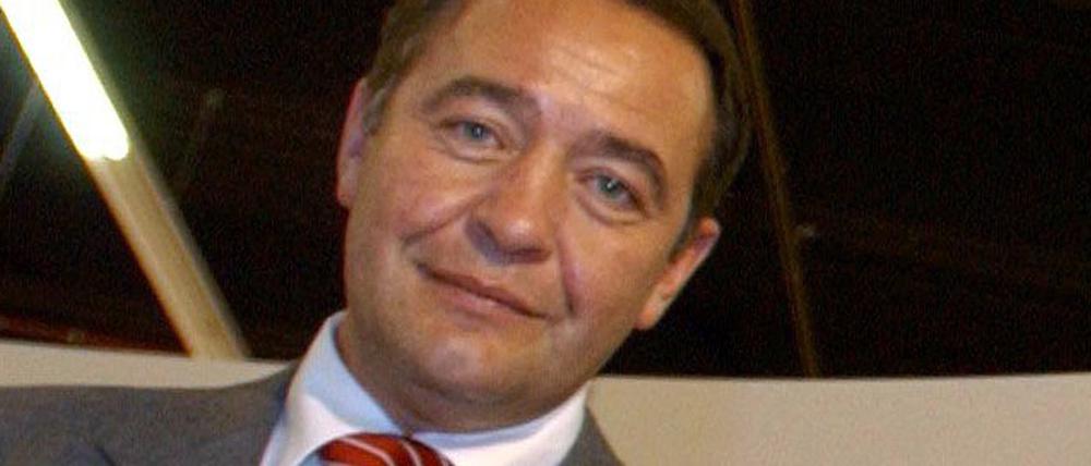 Der damalige russische Informationsminister Michail Lessin.