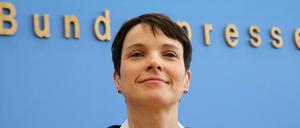 Die Vorsitzende der AfD, Frauke Petry.